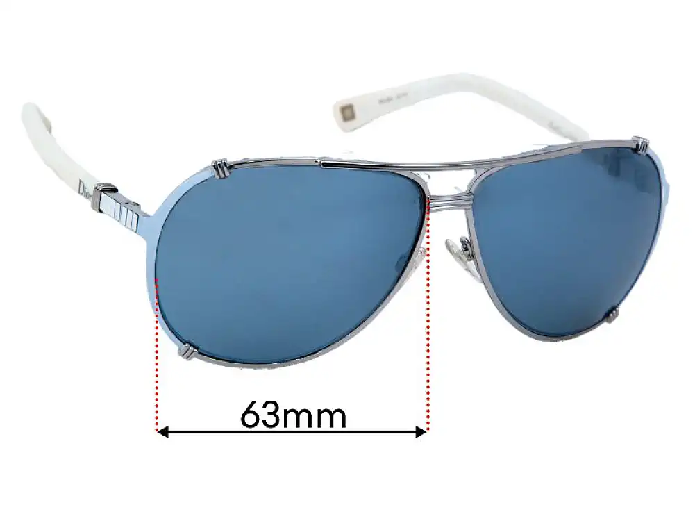 Christian Dior Chicago 2 63mm Replacement Lenses